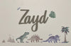 Wall Hanging Names + Words Painted English - Luxe Decor by Lisa
