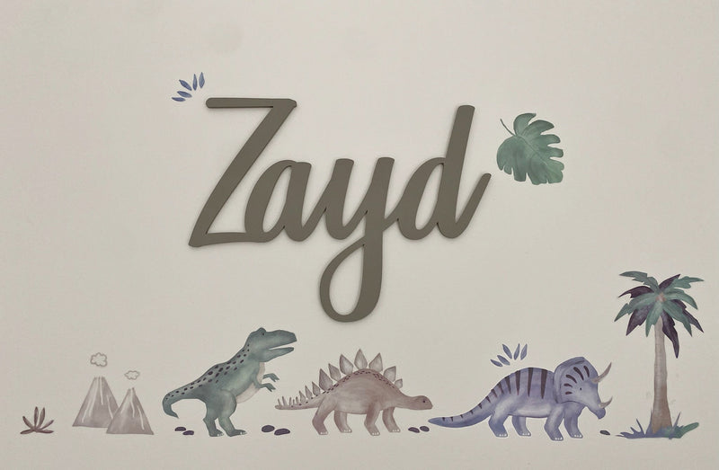 Wall Hanging Names + Words Painted English - Luxe Decor by Lisa