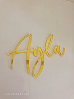 Wedding Event Guest Table Names Acrylic - Luxe Decor by Lisa