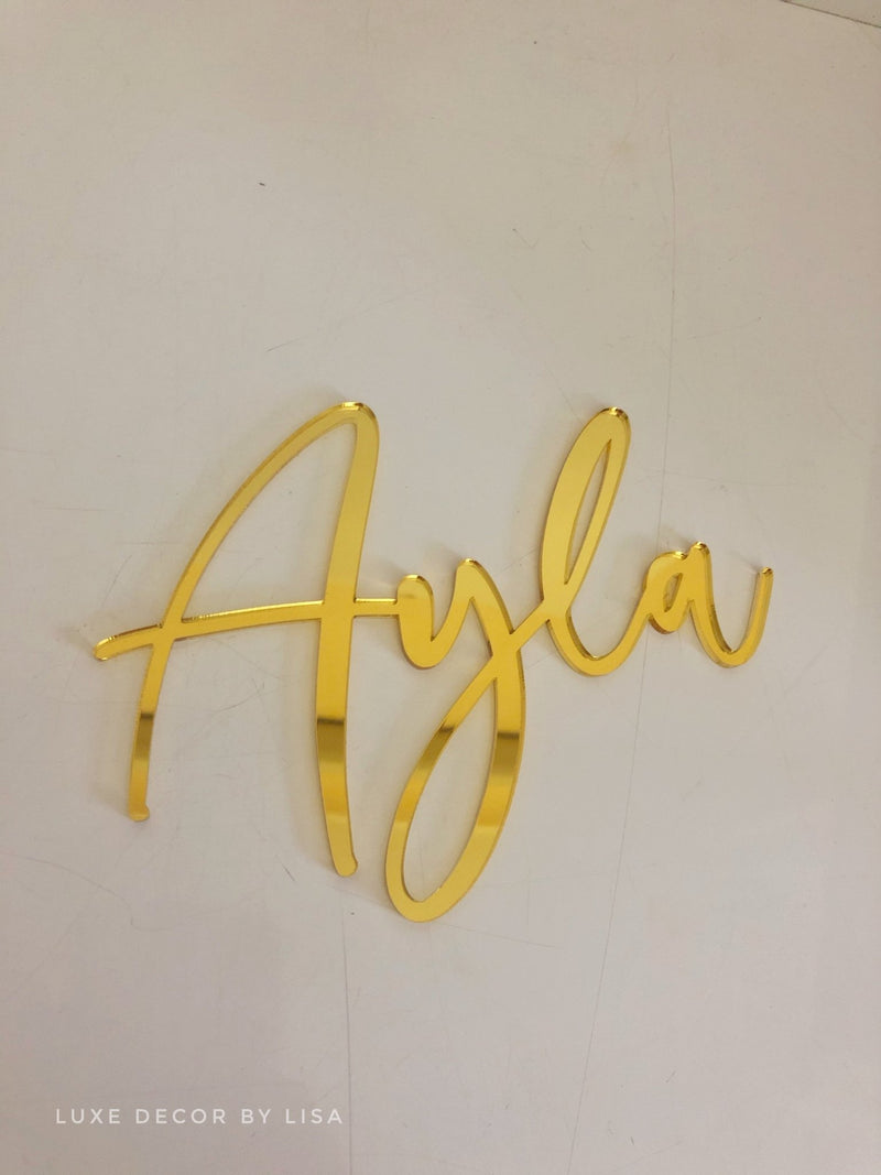 Wedding Event Guest Table Names Acrylic - Luxe Decor by Lisa