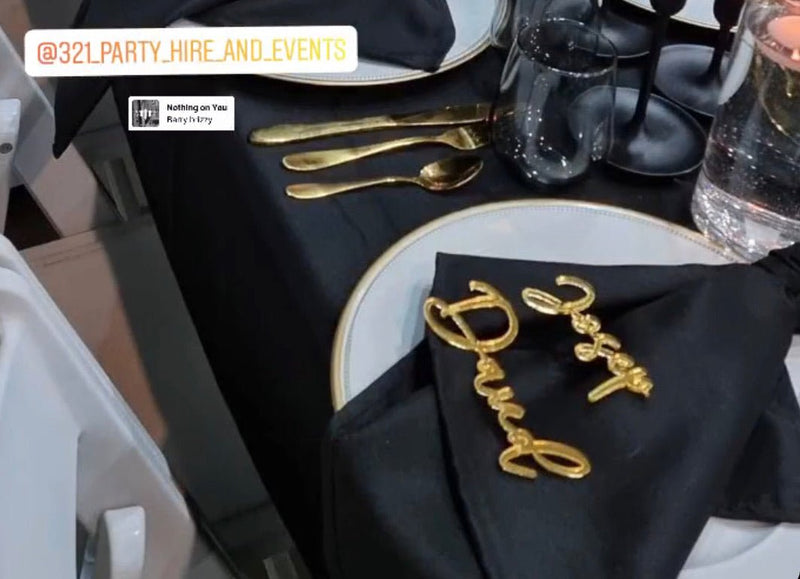 Wedding Event Guest Table Names Acrylic - Luxe Decor by Lisa