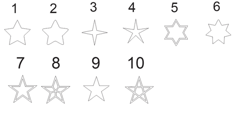WHOLESALE - Acrylic Individual Stars - Luxe Decor by Lisa