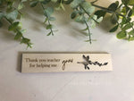 WHOLESALE - Rectangle Teachers Bookmark Plywood - Luxe Decor by Lisa