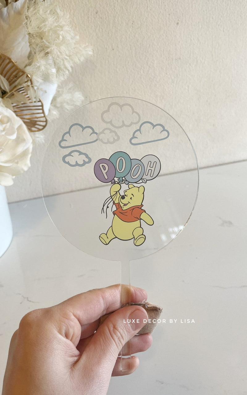 Winnie the Pooh Topper - Luxe Decor by Lisa