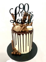 Years Loved Cake Topper - Luxe Decor by Lisa